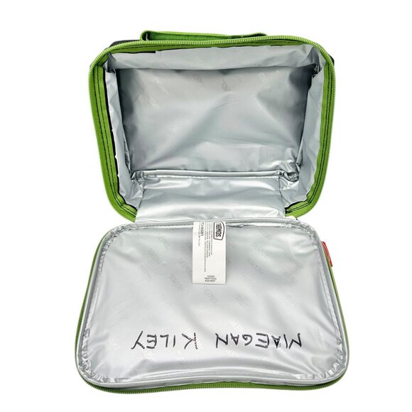 Minecraft Thermos Insulated Lunch Bag and 16oz Bottle Creeper Black Green 10x7x3 - Picture 6 of 11